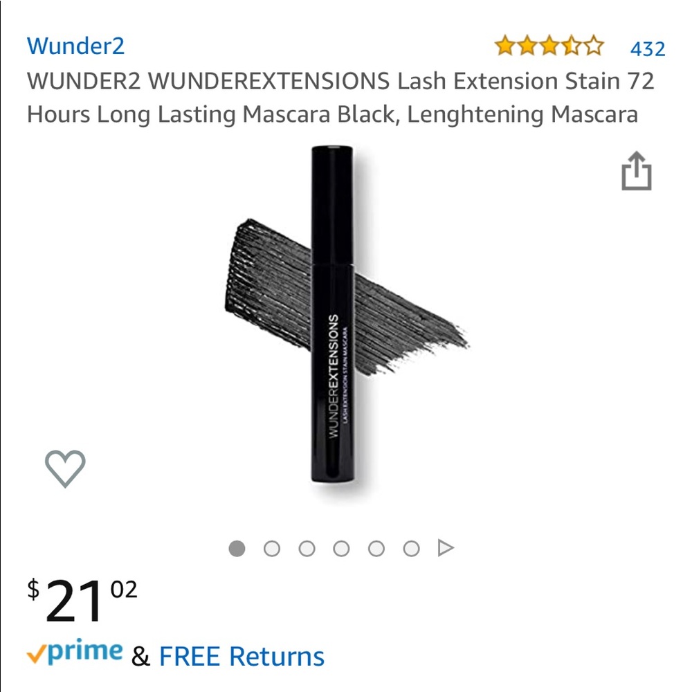 Wunder2 Lash Extensión Máscara 72hr definition